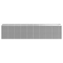 Garden shed light gray galvanized steel 191x810x198 cm by vidaXL, Sheds - Ref: Foro24-3188250, Price: 973,18 €, Discount: %