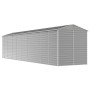 Garden shed light gray galvanized steel 191x810x198 cm by vidaXL, Sheds - Ref: Foro24-3188250, Price: 973,18 €, Discount: %