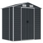 Cobertizo de jardín acero galvanizado antracita 191x130x198 cm de vidaXL, Cobertizos - Ref: Foro24-3188253, Precio: 300,59 €,...