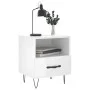 Nachttisch aus Holzwerkstoff glänzend weiß 40x35x47,5cm von vidaXL, Nachttische - Ref: Foro24-827424, Preis: 43,41 €, Rabatt: %