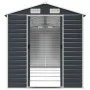 Cobertizo de jardín acero galvanizado antracita 191x470x198 cm de vidaXL, Cobertizos - Ref: Foro24-3188257, Precio: 809,74 €,...