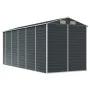 Cobertizo de jardín acero galvanizado antracita 191x470x198 cm de vidaXL, Cobertizos - Ref: Foro24-3188257, Precio: 809,74 €,...