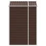 Cobertizo de jardín acero galvanizado marrón 191x130x198 cm de vidaXL, Cobertizos - Ref: Foro24-3188264, Precio: 249,80 €, De...