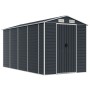 Cobertizo de jardín acero galvanizado antracita 191x385x198 cm de vidaXL, Cobertizos - Ref: Foro24-3188256, Precio: 632,19 €,...