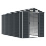 Cobertizo de jardín acero galvanizado antracita 191x385x198 cm de vidaXL, Cobertizos - Ref: Foro24-3188256, Precio: 632,19 €,...
