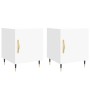 Mesitas de noche 2 uds madera de ingeniería blanco 40x40x50 cm de vidaXL, Mesitas de noche - Ref: Foro24-827517, Precio: 66,99 €