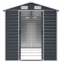 Cobertizo de jardín acero galvanizado antracita 191x385x198 cm de vidaXL, Cobertizos - Ref: Foro24-3188256, Precio: 632,19 €,...