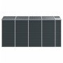 Cobertizo de jardín acero galvanizado antracita 191x385x198 cm de vidaXL, Cobertizos - Ref: Foro24-3188256, Precio: 632,19 €,...