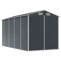 Cobertizo de jardín acero galvanizado antracita 191x385x198 cm de vidaXL, Cobertizos - Ref: Foro24-3188256, Precio: 632,19 €,...
