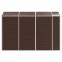 Brauner Gartenschuppen aus verzinktem Stahl, 191 x 300 x 198 cm von vidaXL, Schuppen - Ref: Foro24-3188266, Preis: 412,07 €, ...