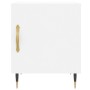 Mesitas de noche 2 uds madera de ingeniería blanco 40x40x50 cm de vidaXL, Mesitas de noche - Ref: Foro24-827517, Precio: 66,99 €