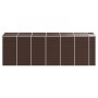 Brown galvanized steel garden shed 191x555x198 cm by vidaXL, Sheds - Ref: Foro24-3188269, Price: 762,13 €, Discount: %