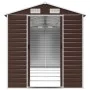 Gartenhaus aus verzinktem Stahl in Braun 191x470x198 cm von vidaXL, Schuppen - Ref: Foro24-3188268, Preis: 647,96 €, Rabatt: %