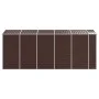 Gartenhaus aus verzinktem Stahl in Braun 191x470x198 cm von vidaXL, Schuppen - Ref: Foro24-3188268, Preis: 647,96 €, Rabatt: %