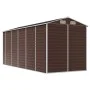 Gartenhaus aus verzinktem Stahl in Braun 191x470x198 cm von vidaXL, Schuppen - Ref: Foro24-3188268, Preis: 647,96 €, Rabatt: %