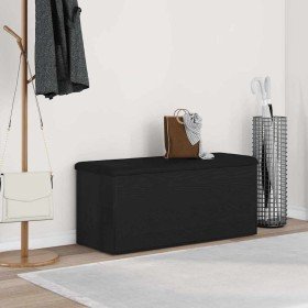 Banco de almacenamiento Roble negro 102 x 42 x 45 cm en Bancos para recibidores y almacenamiento | Comprar online en Foro24