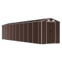 Cobertizo de jardín acero galvanizado marrón 191x895x198 cm de vidaXL, Cobertizos - Ref: Foro24-3188273, Precio: 1,00 €, Desc...