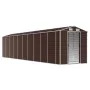 Brauner Gartenschuppen aus verzinktem Stahl, 191 x 895 x 198 cm von vidaXL, Schuppen - Ref: Foro24-3188273, Preis: 980,78 €, ...