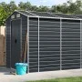 Garden shed anthracite galvanized steel 191x640x198 cm by vidaXL, Sheds - Ref: Foro24-3188259, Price: 987,00 €, Discount: %