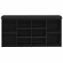 Banco para zapatos Negro 100 x 30 x 48 cm Madera contrachapada en Bancos para recibidores y almacenamiento | Comprar online en F