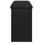 Banco para zapatos Negro 100 x 30 x 48 cm Madera contrachapada en Bancos para recibidores y almacenamiento | Comprar online en F
