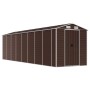 Brown galvanized steel garden shed 191x725x198 cm by vidaXL, Sheds - Ref: Foro24-3188271, Price: 891,78 €, Discount: %
