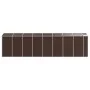 Cobertizo de jardín acero galvanizado marrón 191x725x198 cm de vidaXL, Cobertizos - Ref: Foro24-3188271, Precio: 842,96 €, De...