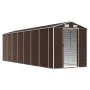 Cobertizo de jardín acero galvanizado marrón 191x640x198 cm de vidaXL, Cobertizos - Ref: Foro24-3188270, Precio: 770,67 €, De...