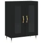 Black engineered wood sideboard 69.5x34x90 cm by vidaXL, Sideboards - Ref: Foro24-827765, Price: 83,62 €, Discount: %