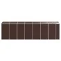 Cobertizo de jardín acero galvanizado marrón 191x640x198 cm de vidaXL, Cobertizos - Ref: Foro24-3188270, Precio: 770,67 €, De...