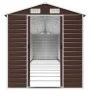 Brauner Gartenschuppen aus verzinktem Stahl, 191 x 980 x 198 cm von vidaXL, Schuppen - Ref: Foro24-3188274, Preis: 1,00 €, Ra...