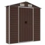 Brauner Gartenschuppen aus verzinktem Stahl, 191 x 980 x 198 cm von vidaXL, Schuppen - Ref: Foro24-3188274, Preis: 1,00 €, Ra...