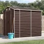 Cobertizo de jardín acero galvanizado marrón 191x215x198 cm by vidaXL, Sheds - Ref: Foro24-3188265, Price: 328,77 €, Discount: %
