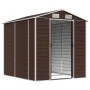 Cobertizo de jardín acero galvanizado marrón 191x215x198 cm by vidaXL, Sheds - Ref: Foro24-3188265, Price: 328,77 €, Discount: %
