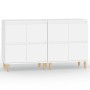 Aparadores 2 uds madera contrachapada blanco 60x35x70 cm de vidaXL, Aparadores - Ref: Foro24-3185751, Precio: 139,16 €, Descu...