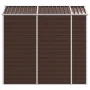 Cobertizo de jardín acero galvanizado marrón 191x215x198 cm by vidaXL, Sheds - Ref: Foro24-3188265, Price: 328,77 €, Discount: %
