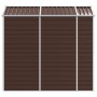 Gartenhaus aus braunem feuerverzinktem Stahl 191x215x198 cm von vidaXL, Schuppen - Ref: Foro24-3188265, Preis: 348,84 €, Raba...
