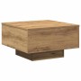 Mesa de Café Roble artisan 55 x 55 x 31 cm Madera contrachapada