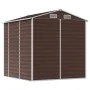 Cobertizo de jardín acero galvanizado marrón 191x215x198 cm by vidaXL, Sheds - Ref: Foro24-3188265, Price: 328,77 €, Discount: %
