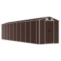 Brown galvanized steel garden shed 191x810x198 cm by vidaXL, Sheds - Ref: Foro24-3188272, Price: 962,65 €, Discount: %