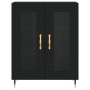 Black engineered wood sideboard 69.5x34x90 cm by vidaXL, Sideboards - Ref: Foro24-827765, Price: 90,45 €, Discount: %