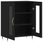Black engineered wood sideboard 69.5x34x90 cm by vidaXL, Sideboards - Ref: Foro24-827765, Price: 90,45 €, Discount: %