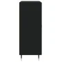 Black engineered wood sideboard 69.5x34x90 cm by vidaXL, Sideboards - Ref: Foro24-827765, Price: 83,62 €, Discount: %