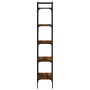 Bookcase with 5 shelves smoked oak wood 56x31.5x174 cm by vidaXL, Bookcases and shelves - Ref: Foro24-833345, Price: 62,02 €,...