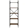 5-shelf bookcase in brown oak wood 56x31.5x174 cm by vidaXL, Bookcases and shelves - Ref: Foro24-833347, Price: 58,67 €, Disc...