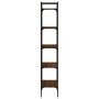 Librería de 5 estantes madera marrón roble 56x31,5x174 cm de vidaXL, Librerías y estanterías - Ref: Foro24-833347, Precio: 59...