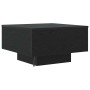 Mesa de Café Roble Negro 55 x 55 x 31 cm Madera contrachapada
