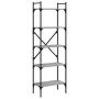 Librería de 5 estantes madera gris Sonoma 56x31,5x174 cm de vidaXL, Librerías y estanterías - Ref: Foro24-833346, Precio: 58,...