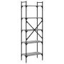 Librería de 5 estantes madera gris Sonoma 56x31,5x174 cm de vidaXL, Librerías y estanterías - Ref: Foro24-833346, Precio: 58,...