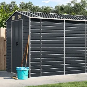 Gartenhaus aus verzinktem Stahl Anthrazit 191x980x198 cm von vidaXL, Schuppen - Ref: Foro24-3188263, Preis: 1,00 €, Rabatt: %